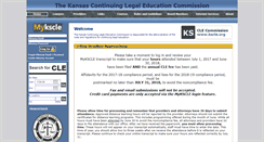 Desktop Screenshot of kscle.org
